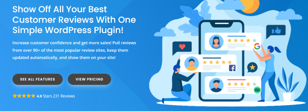 Show Off All Your Best Customer Reviews With One Simple WordPress Plugin!