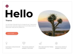 elementor hello theme review